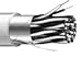Multipair Shielded Cable, Grey, 4 Pair, 22 AWG, 1000 ft, 304.8 m