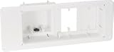 TV Box Recessed Dual 110 and Dual Low Voltage Plate White 1157fMZNCSL. SL160 TV Box Recessed Dual 110 and Dual Low Voltage Plate White