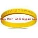 Official Live Strong Lance Armstrong Yellow Cancer Livestrong Rubber Wristband Bracelet Adult Size (LOT OF 6 for one price)