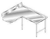 Aero 2CDI-R-144 Dishtable RH Side 30in x 144in