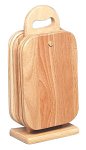 Kesper Brettchenständer 6 Bret. helles Holz