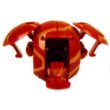 Bakugan Battle Brawlers Game Single LOOSE Figure Nova 12 Saurus [Red]