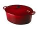 Kitchen & Housewares : Le Creuset Enameled Cast-Iron 15-1/2-Quart Oval French Oven, Red