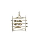 Abacus, 14K Gold Charm