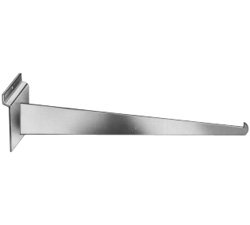 10 Shelf Bracket for Slatwall -Chrome -Box of 48B002AQYNHI