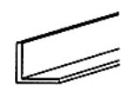 Steelworks/ Boltmaster #11338 1/8x1-1/2x36 Aluminum Angle