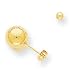 14k Polished 3mm Ball Post Earrings