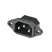 3-pin IEC chassis plug