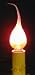 Country Style Silicone Dipped Electric Candle Light Bulbs ~ 7 Watt -Wholesale Box of 25 Bulbs