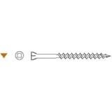 Starborn Industries S34C08250 Trim Head Headcote Screw 8x2-1/2 1Lb Box - Brown