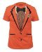 Impact Orange Retro Prom Mens Tee (Large)