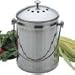 RSVP International Stainless Steel Compost Pail 1-gal.