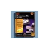 3M Transparency Film For Plain Paper Copiers, Clear Film, High-Temperature, Pack Of 100