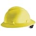 MSA Safety Works 10012177 Full Brim Hard Hat, Yellow