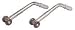 Adjustable rear, Anti-tipper Anti-Tippers (pair) w/ wheels
