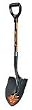 Ames True Temper Viper Round Point Shovel with 30-Inch Ergo D-Grip Innovative Fiberglass Handle #1582200