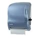 San Jamar T1200 Classic Savvy Lever Roll Towel Dispenser with Auto Transfer, Fits 8" Wide and 8" Diameter Roll, 12-15/16" Width x 16-1/2" Height x 9-1/4" Depth, Arctic Blue