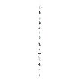 Eigenschaften Räder  / Räder Poesieblätter Kette 180 cm