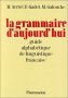La grammaire d'aujourd'hui