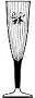 Cup - Plastic - Champagne - Black (PTS-5-BX) Category: Plastic -Colored