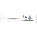 Superior 26-6331 Duplex Twin Curb Feeler, Chrome, 10.5"  Long