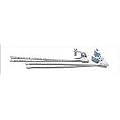 Superior 26-6331 Duplex Twin Curb Feeler, Chrome, 10.5"  Long