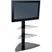 Peerless SmartMount Flat Panel TV Stand SS550P-S - Stand for LCD / plasma panel - col...