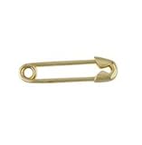 18K Yellow Gold Safety Pin (19mm X 5mm)