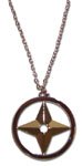 Naruto Throwing Star Necklace GE-7820