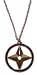 Naruto Throwing Star Necklace GE-7820
