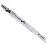 Bosch T234X3 4-1 2 x 8-12 TPI Progressive HCS T-Shank Jig Saw Blades Straight Cuts in Wood... by Bosch