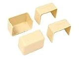 Raceway End Cap 1 3/4IN IVORY4 Per Bag