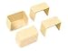 Raceway End Cap 1 3/4IN IVORY4 Per Bag