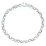 Helzberg Diamonds - Sterling Silver Rolo Bracelet, 6.5