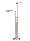 pharma double swing-arm floor lamp - black (black) (55 h (max) x 18 w (max))
