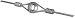 Radical Archery Designs Rap Super-Duece Peep 5/32 Aper Md.# 25025