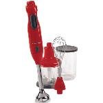 Immersion Blender, Includes Whisk and Chopper Attachments, Choose Color