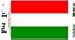 Vinyl Decal- Hungary Flag Sticker
