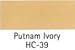BENJAMIN MOORE PAINT COLOR SAMPLE Putnam Ivory HC-39 SIZE:2 OZ.