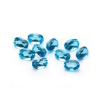 5x3 mm-1.89 Cts Swiss Blue Topaz ( Oval-AA )