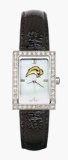 Buffalo Sabres NHL Allure Ladies Watch With Black Leader Strap