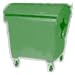 Outdoor Living : Wheelie Bin - Green - 1100L - Roll Lid - Free Delivery