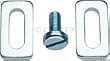 Wheels Manufacturing Hardware set: Six Bolts and Rectangular Washer-Plates, only for Look style cleats