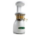 Omega VRT330HD - Low Speed Vertical Masticating Juicer w/ Heavy Duty Auger, Pearl White