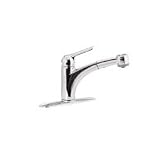 STRATOS SINGLE-HOLE KITCHEN FAUCET WITH BASE PLATE
