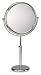 Beauty : Irving Rice Polished Chrome Stand Mirror