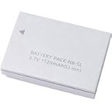 Synergy Digital NB-5L Lithium-Ion Battery - Ultra High Capacity (1200 mAh) - replacement for Canon NB-5L Battery