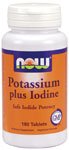Potassium Plus Iodine by NOW Foods - (99mg - 180 Tablets)