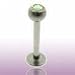 Micro labret acier boule Strass - piercing lobe - piercing levre - piercing cartilage - piercing lè