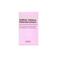 Busoni, Gottfried Galstons Kalendernotizen